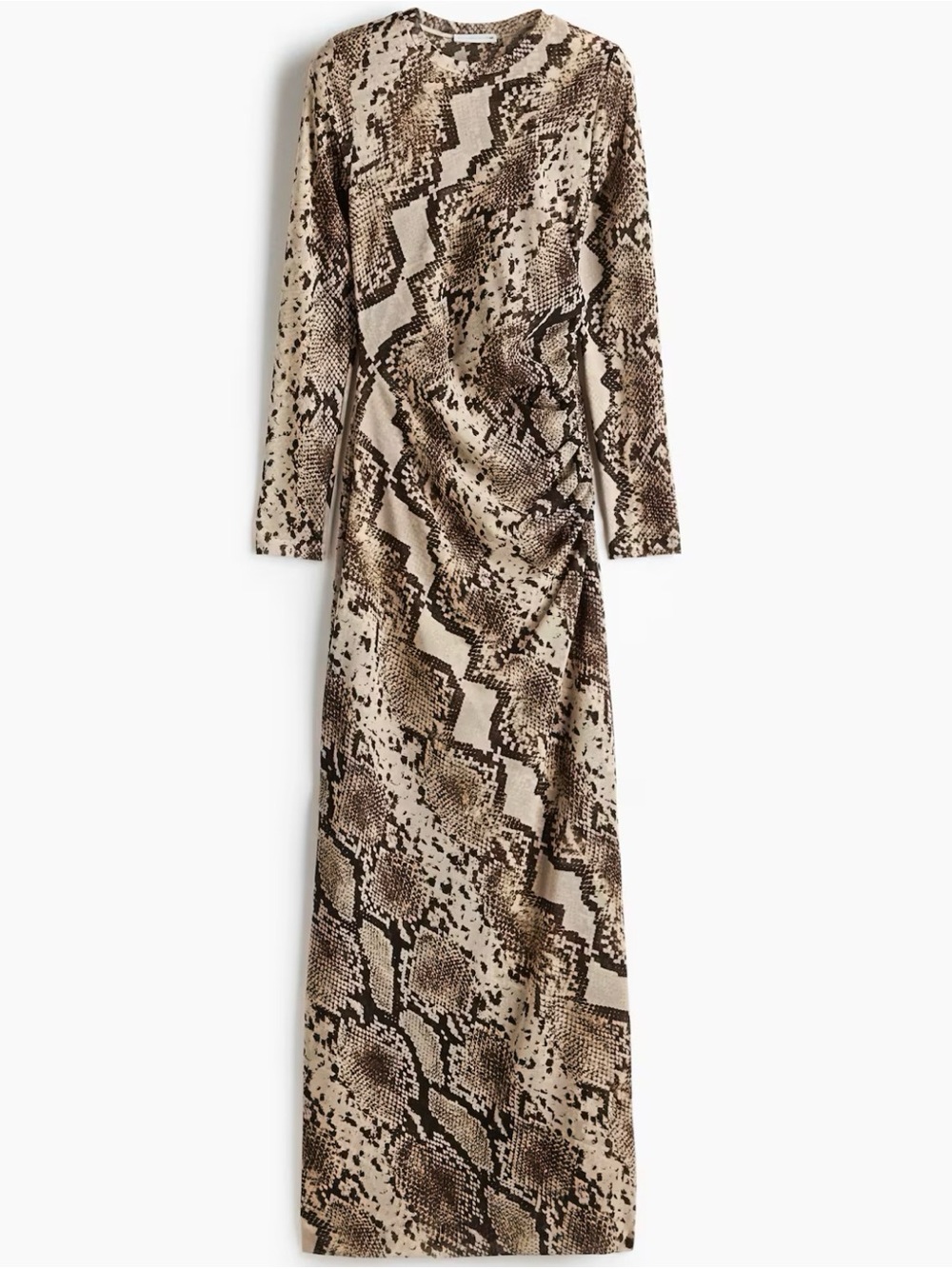 New sold out Stella McCartney H&M Snake Print Long Sleeve Maxi Dress